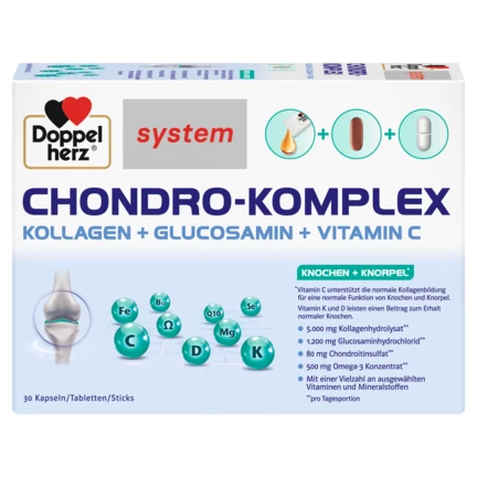 Abbildung der Produktverpackung Doppelherz system CHONDRO-KOMPLEX Frontansicht